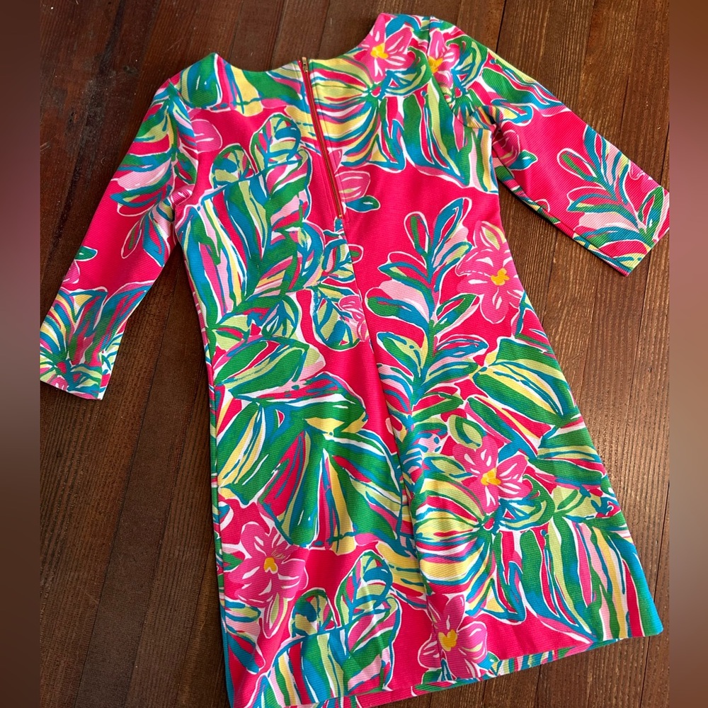 Lilly Pulitzer Charlene Dress Jungle Tumble Pomegranate - Picture 4 of 4
